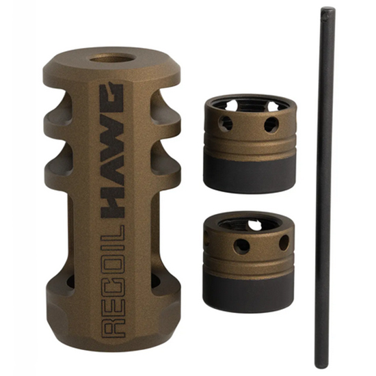 BRO SPORTER RECOIL HAWG MUZZLE BRAKE BRONZE - Hunting Accessories